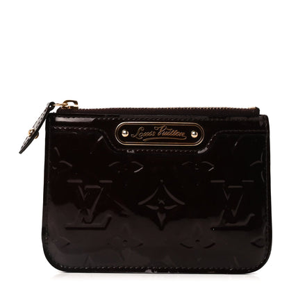Louis Vuitton Vernis Key Pouch Amarante 1 of 7