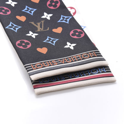 Louis Vuitton Silk Game On Bandeau Black White 2 of 5