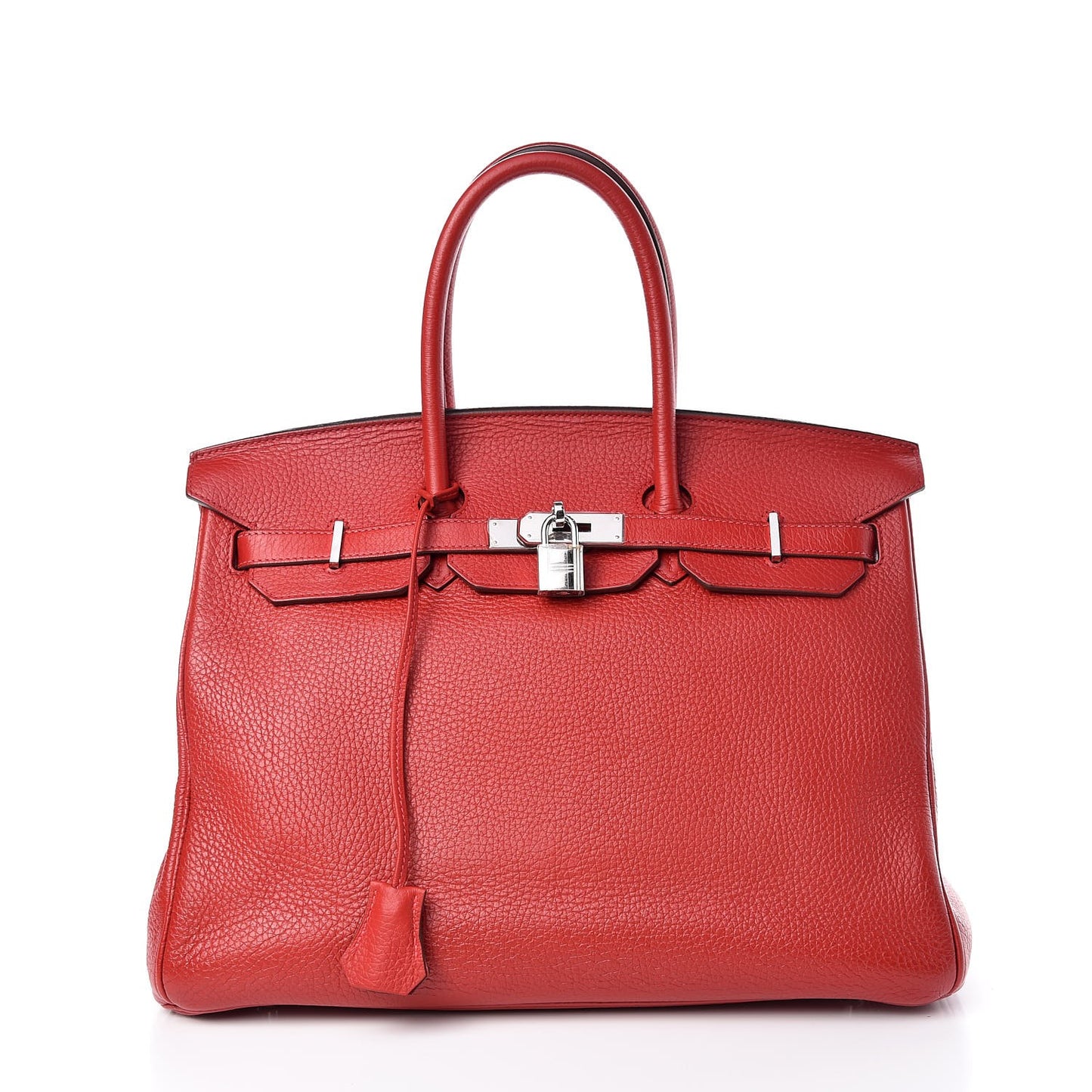 Taurillon Clemence Birkin 35 Rouge Casaque