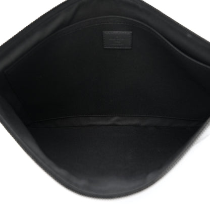 Louis Vuitton Calfskin Monogram Shadow Discovery Pochette Black 5 of 10