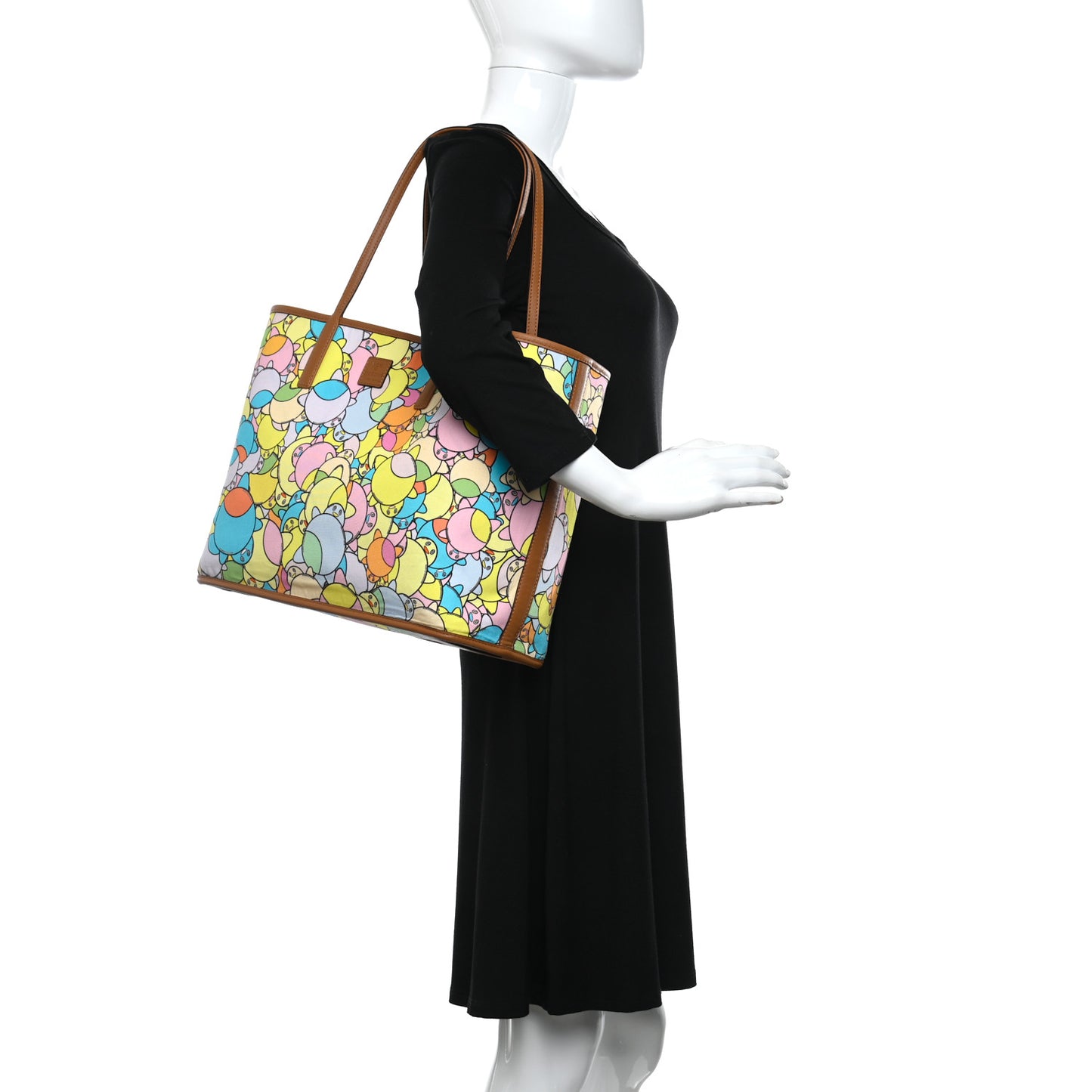 X Eddie Kang Visetos Medium Reversible Shopper Tote White