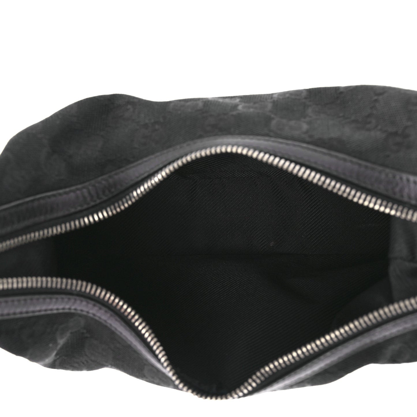 Monogram GG Small Clasp Hobo Black