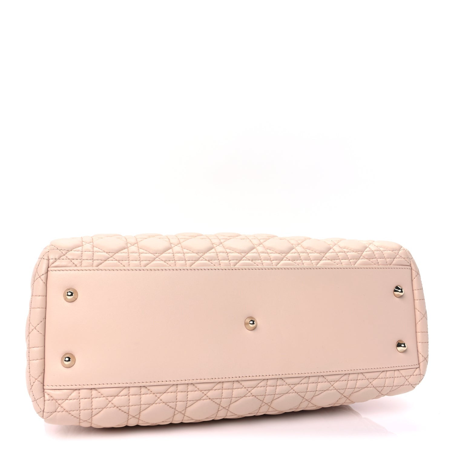 Christian Dior Lambskin Cannage Large Dior Soft Shopping Tote Light Pink 3 of 8