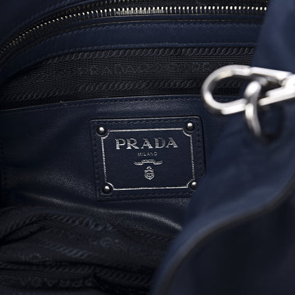 Prada Soft Calf Shopping Tote Bluette 8 of 10