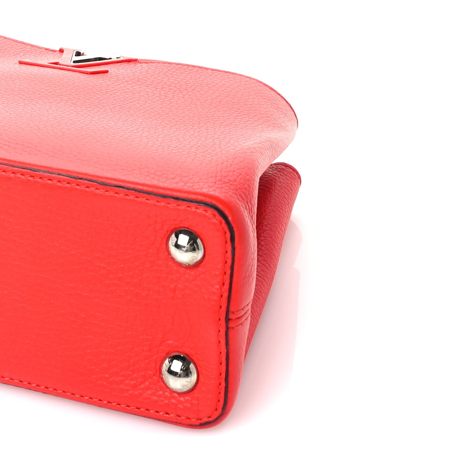 Louis Vuitton Taurillon Capucines BB  Scarlet Red 8 of 8