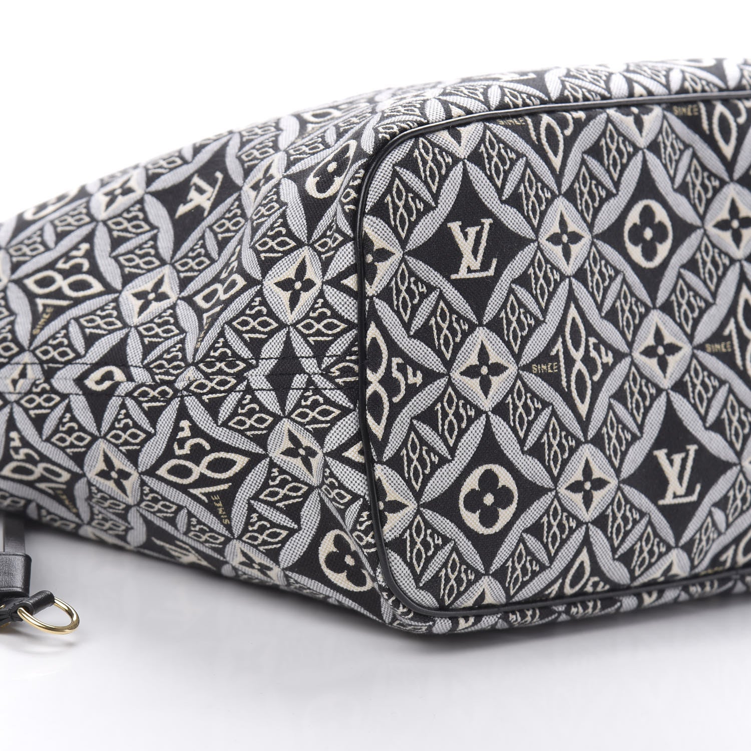 Louis Vuitton Jacquard Since 1854 Neverfull MM Grey 9 of 10