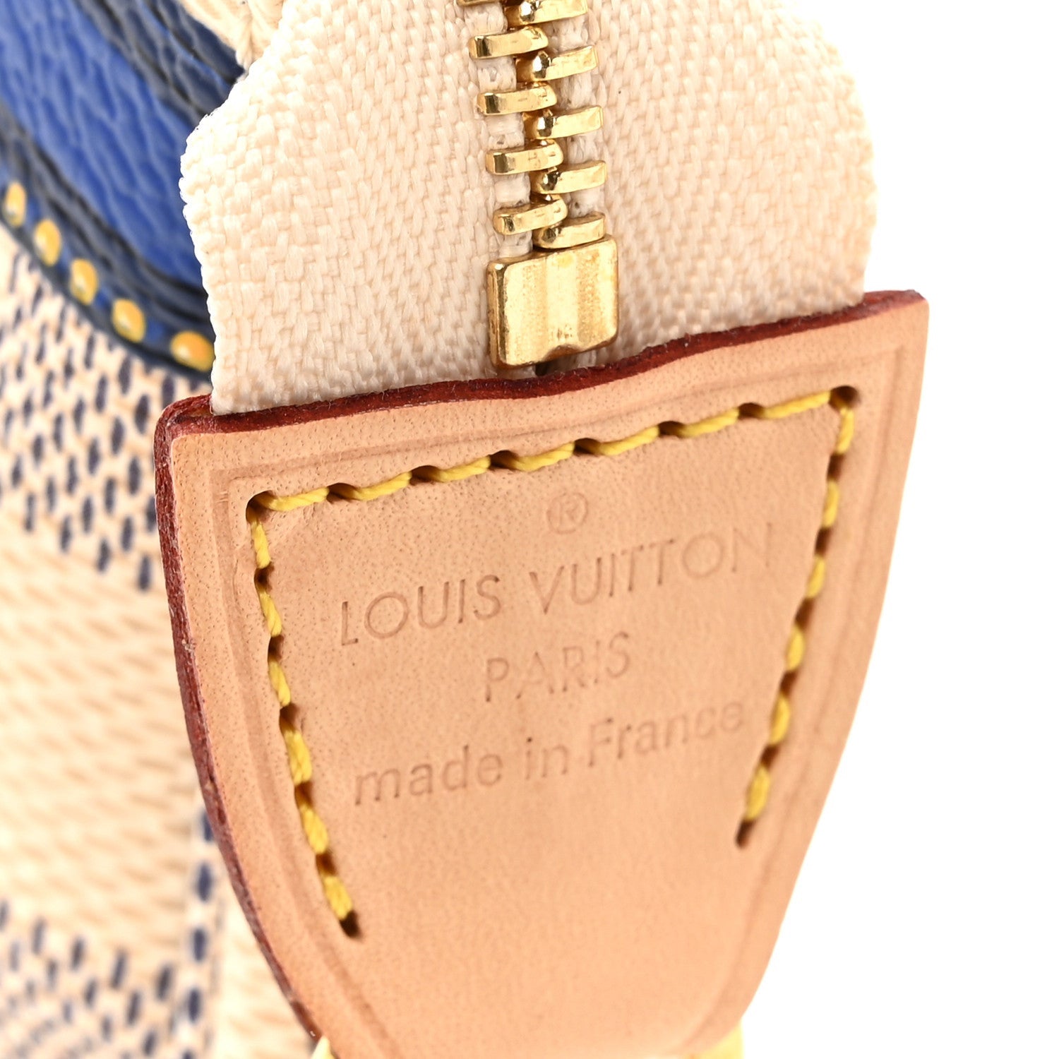 Louis Vuitton Damier Azur Summer Trunks Porto Cervo Mini Pochette Accessories 6 of 7