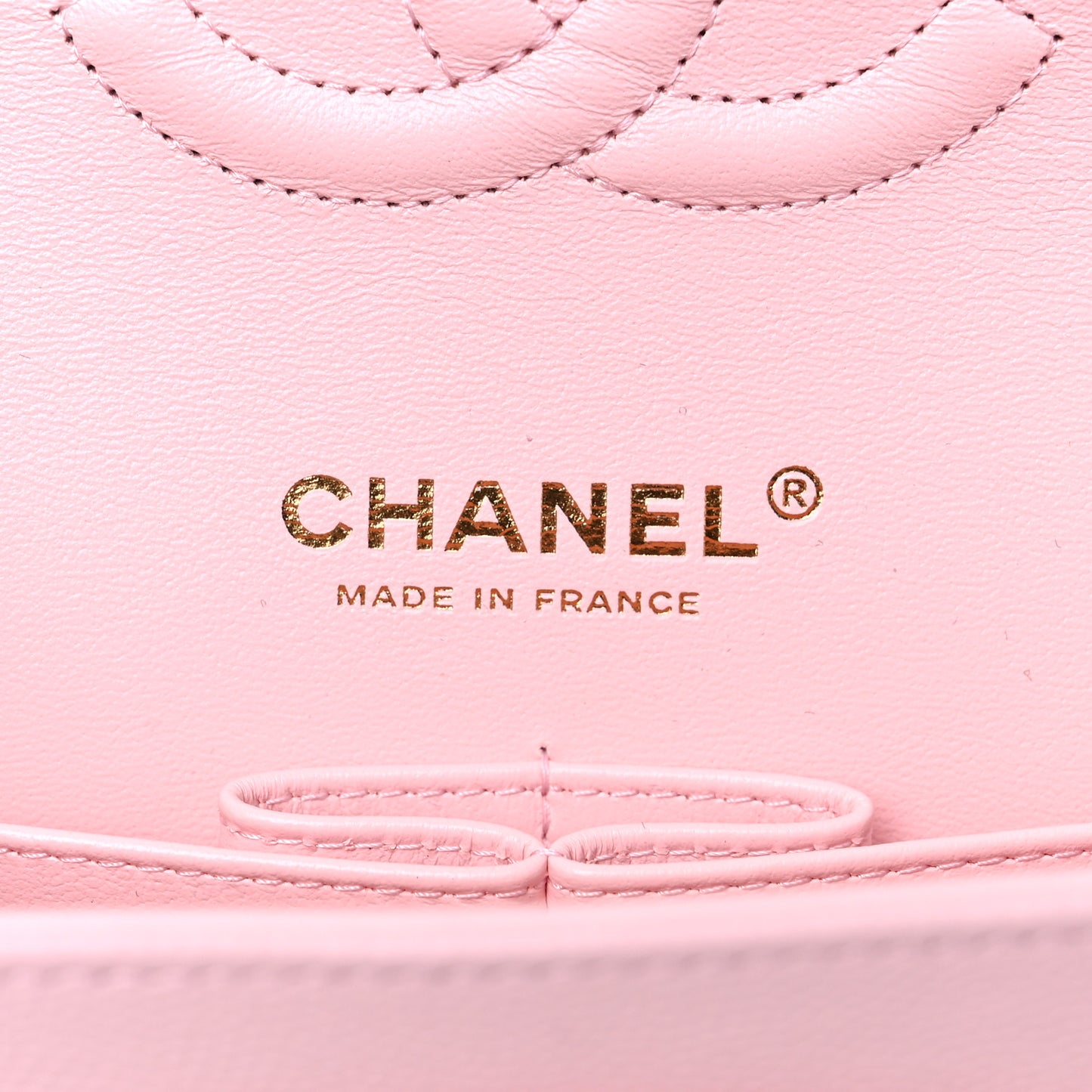 Caviar Quilted Medium Double Flap Light Pink