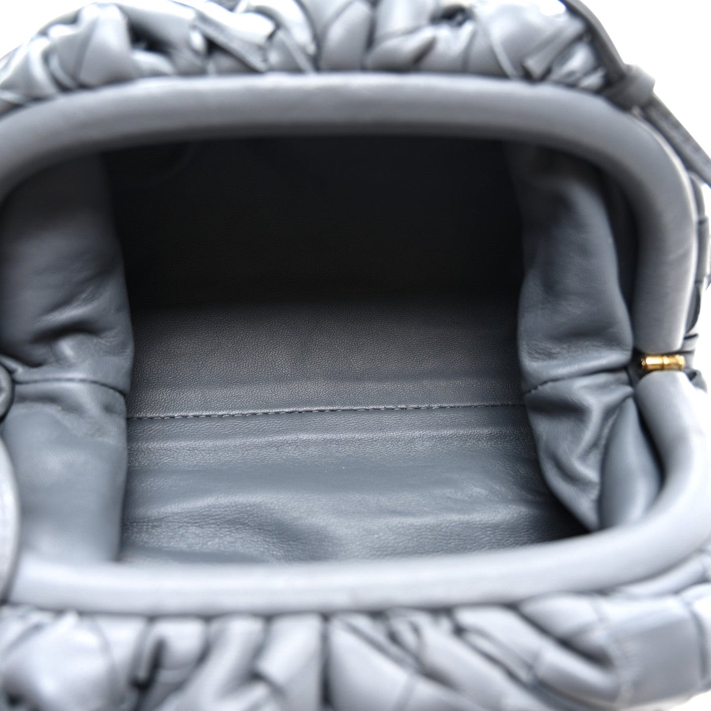 Nappa Intrecciato The Mini Pouch Thunder