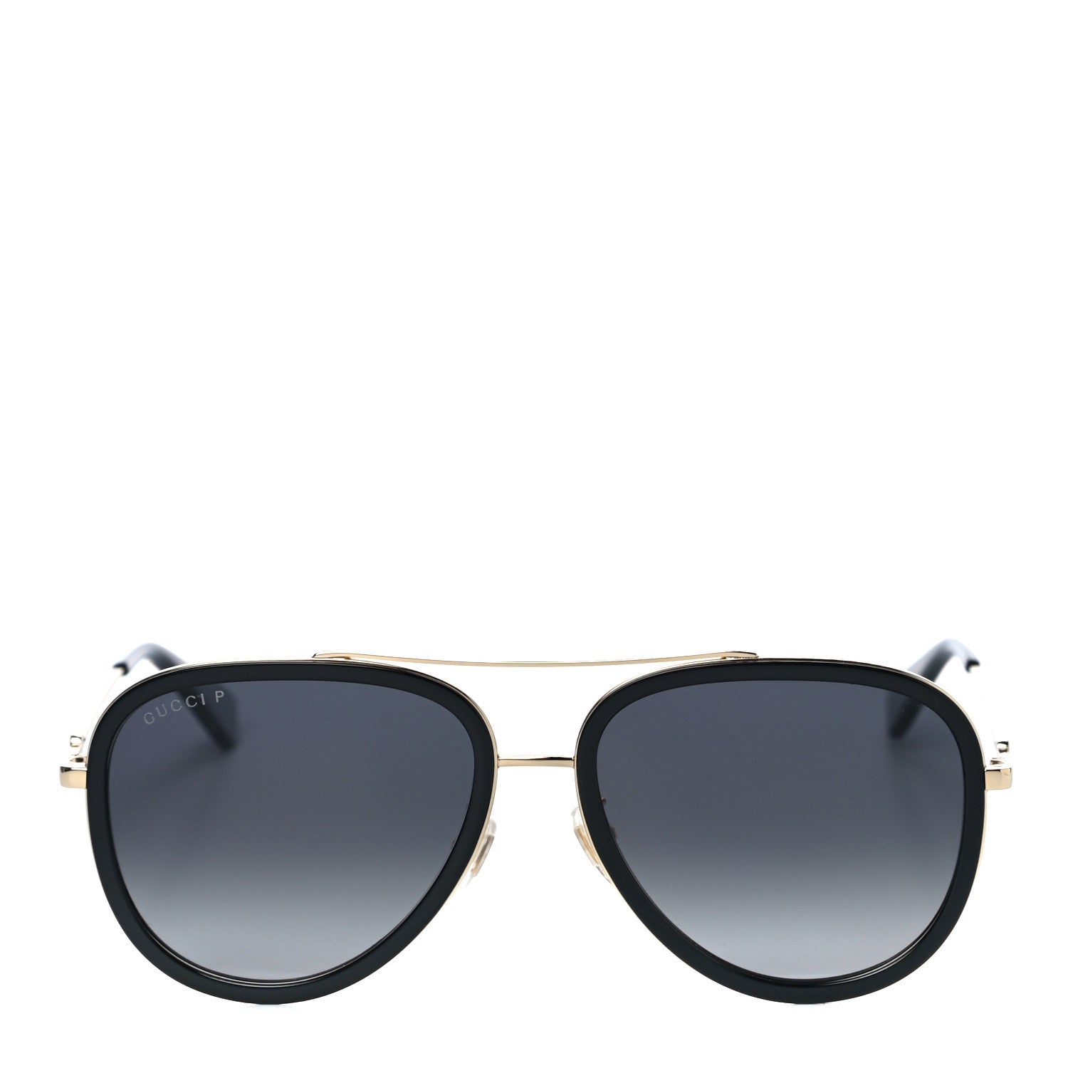 Gucci Aviator Sunglasses GG0062S Black Gold 2 of 7