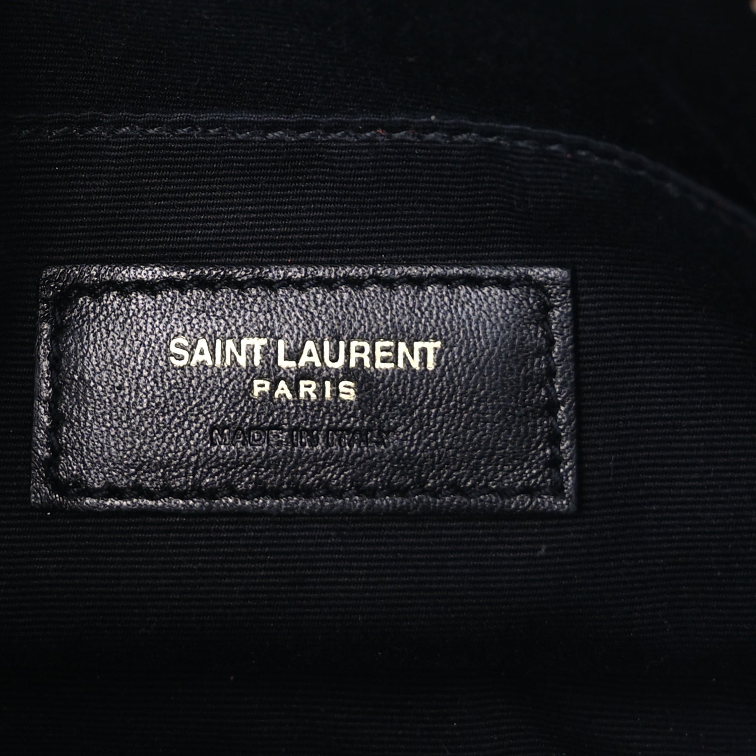 Saint Laurent Calfskin Matelasse Monogram Lou Belt Bag Rouge Eros 5 of 8
