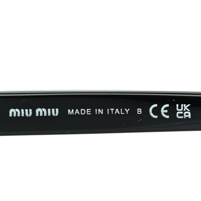 Miu Miu Acetate Square Sunglasses SMU 13Z  Black 6 of 7