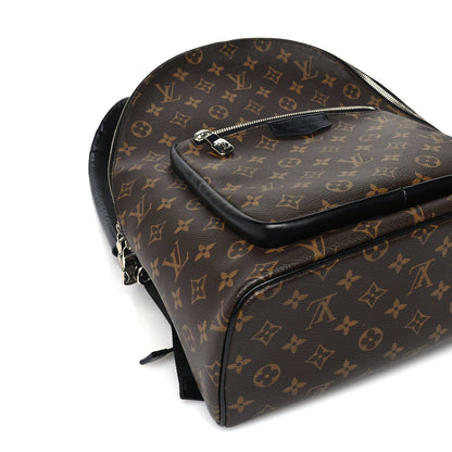 Louis Vuitton Monogram Macassar Josh NM Backpack Black 7 of 8