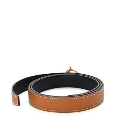 Hermes Epsom Swift 24mm Croisiere Belt  Gold Black 2 of 5