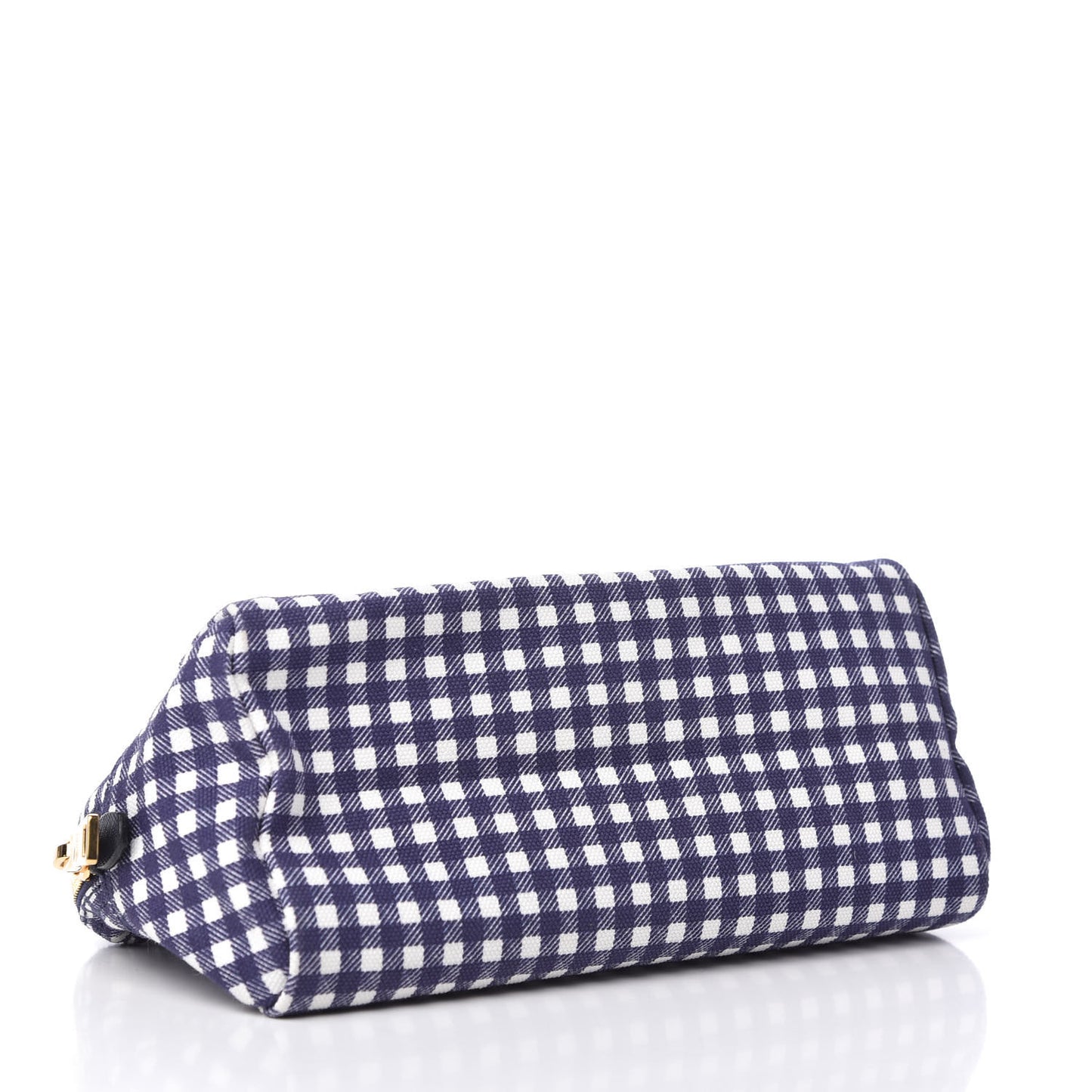 Canapa St Vichy Gingham Cosmetic Pouch Baltico