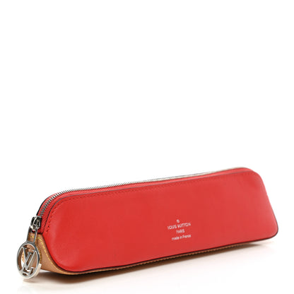 Louis Vuitton Monogram Elizabeth Pencil Pouch Red 3 of 9