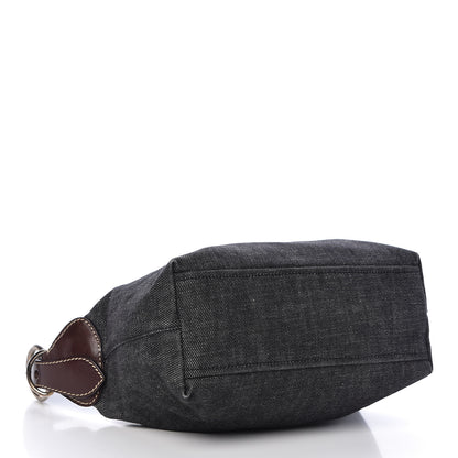 Prada Denim Shoulder Bag Blue 4 of 9