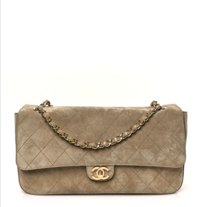 Chanel Suede Calfskin Small Souplissimo Maxi Flap 1 of 3