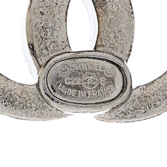 Chanel Ruthenium Crystal CC Earrings Multicolor 4 of 5