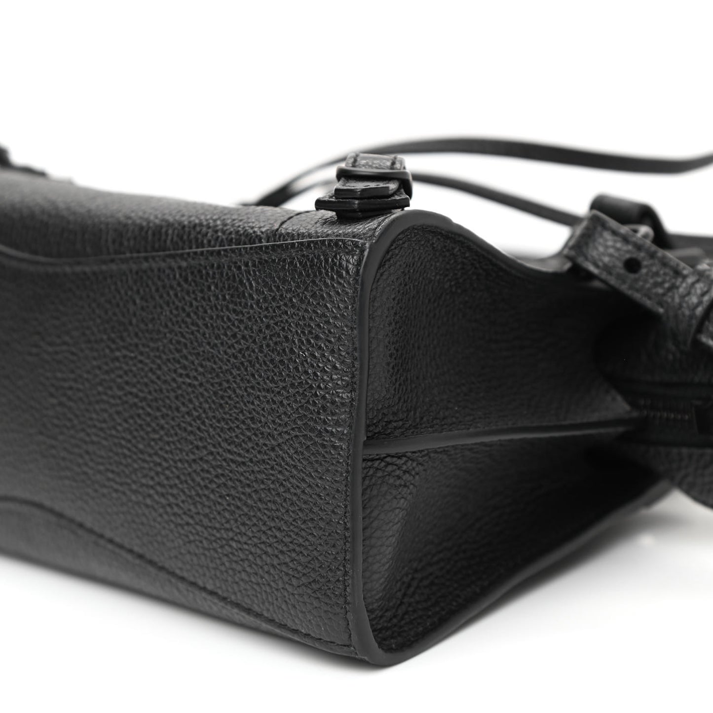 Grained Calfskin Neo Classic Black Hardware Mini City Black