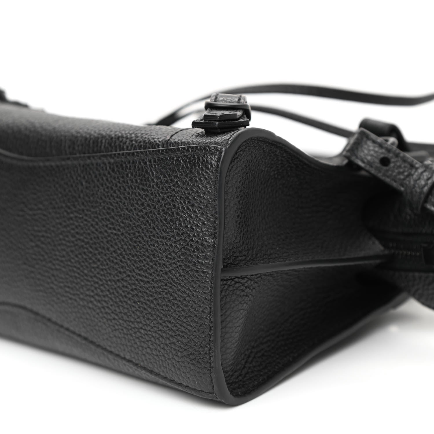 Balenciaga Grained Calfskin Neo Classic Black Hardware Mini City Black 9 of 9