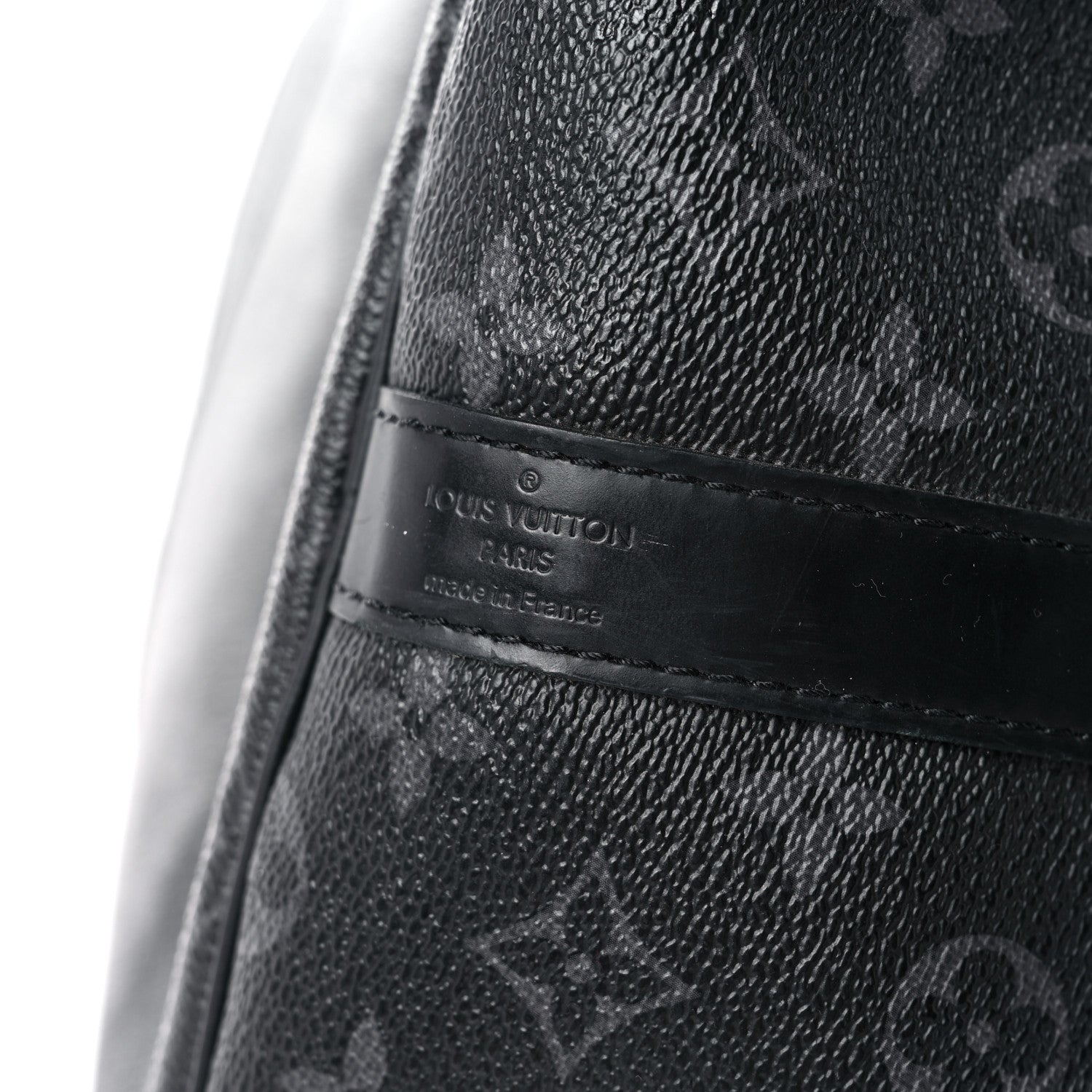 Louis Vuitton X FUJIWARA Monogram Eclipse Flash Fragment Keepall Bandouliere 55 6 of 32