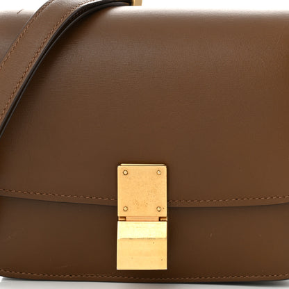 Celine Smooth Calfskin Small Classic Box Flap Bag Camel 8 of 11