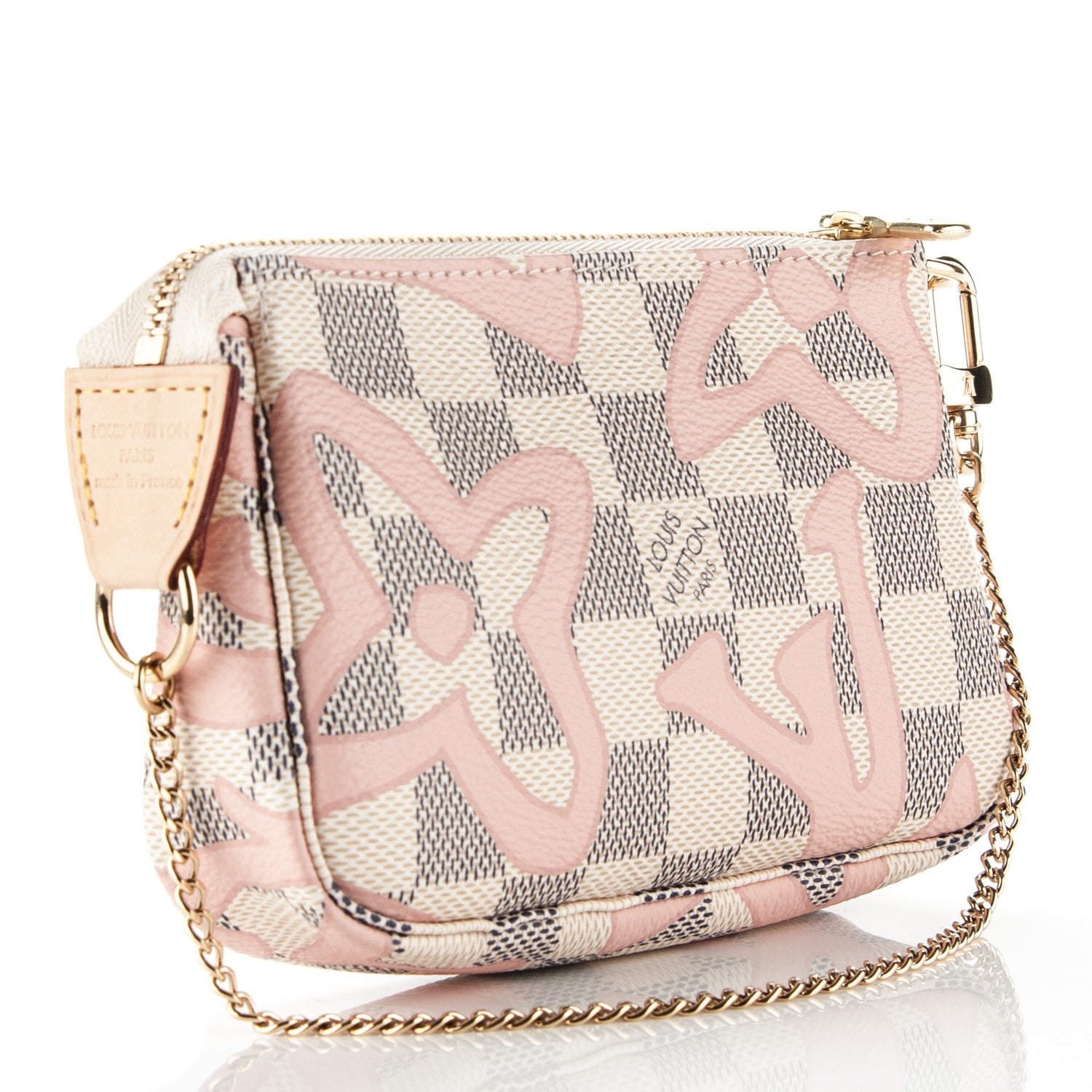 Louis Vuitton Damier Azur Tahitienne Mini Pochette Accessories 3 of 7