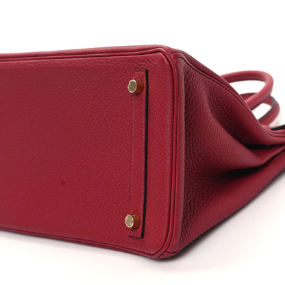 Hermes Togo Birkin 30 Rouge Grenat 10 of 12