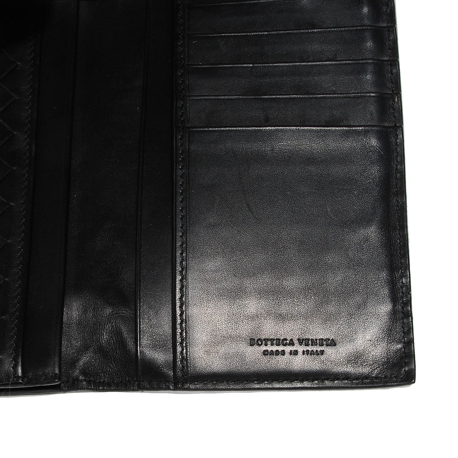 Bottega Veneta Nappa Intrecciato Mens Continental Wallet Nero Black 6 of 9