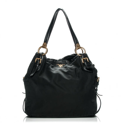 Prada Tessuto Nylon Nappa Tote Nero Black 1 of 7
