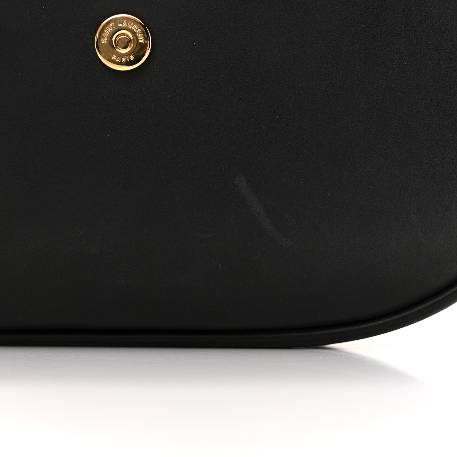 Saint Laurent Smooth Calfskin Monogram Medium Kaia Satchel Black 11 of 11