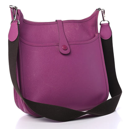 Hermes Epsom Evelyne II PM Cyclamen 2 of 6