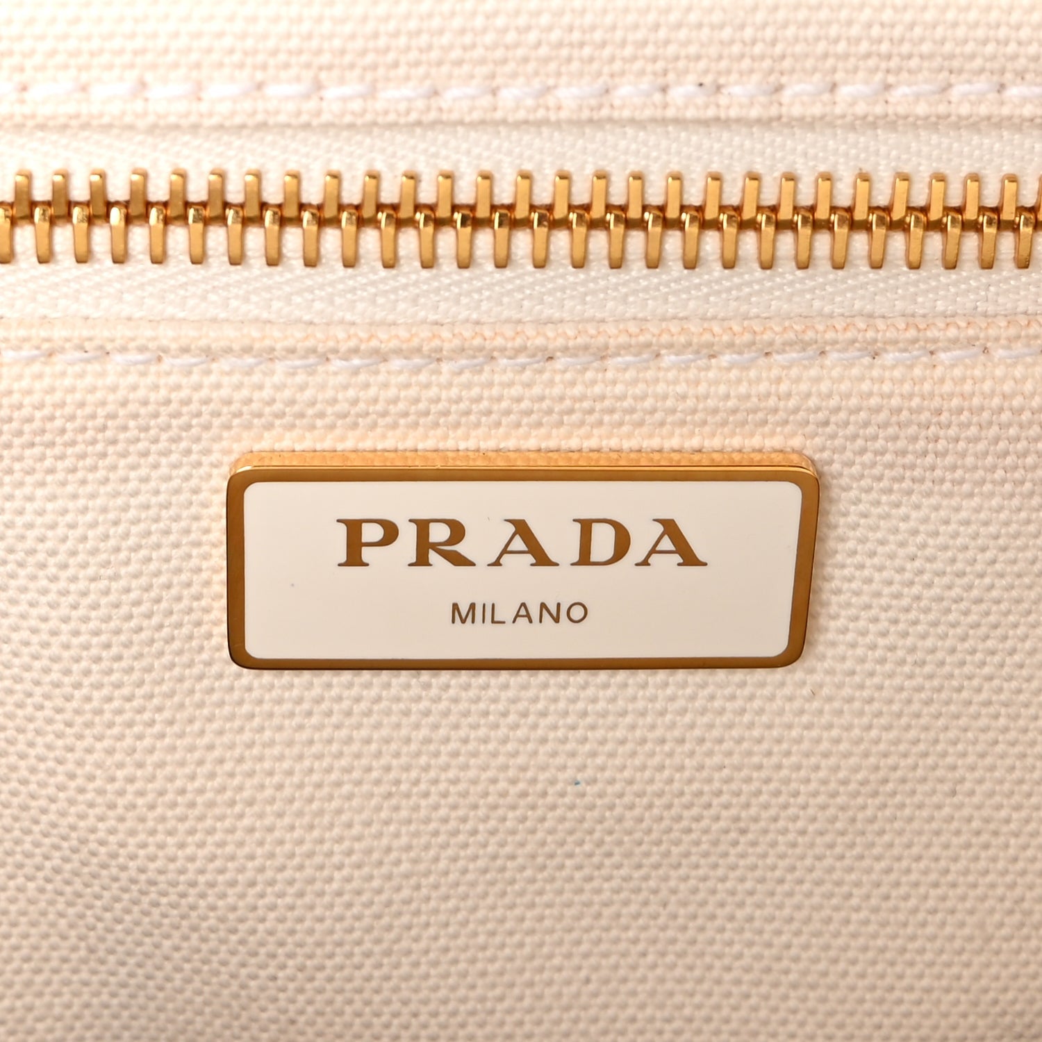 Prada Wicker Canvas Tote Naturale White 5 of 8