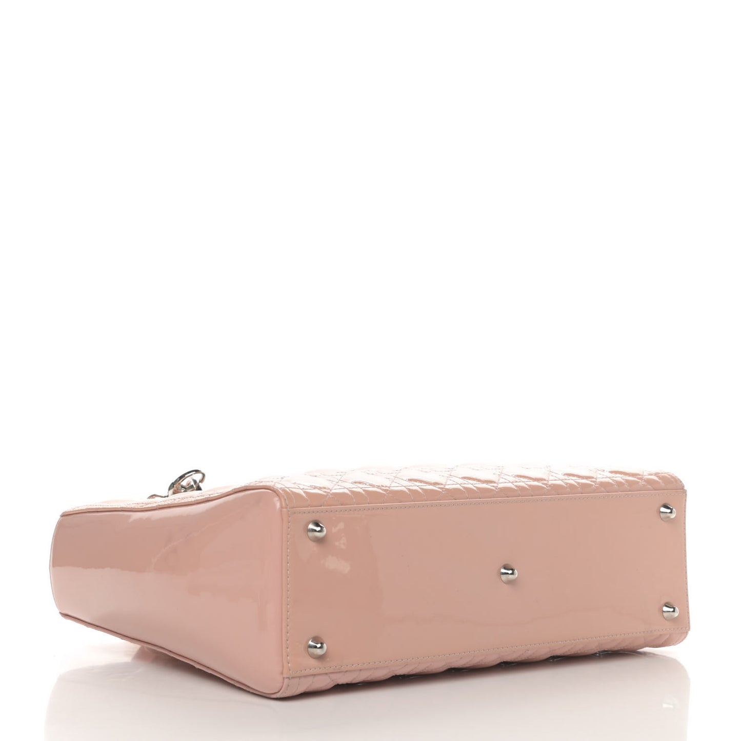 Patent Cannage Large Lady Dior Light Pink