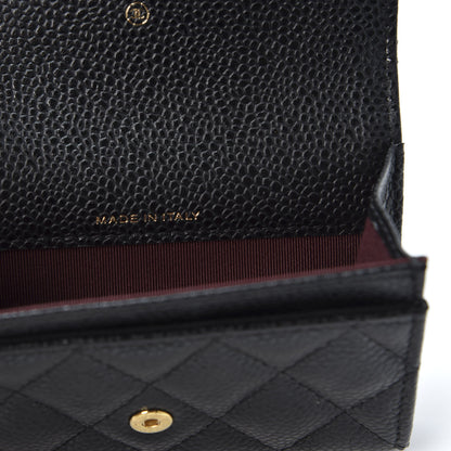 Chanel Caviar Quilted Flap Card Holder Black 8 of 10