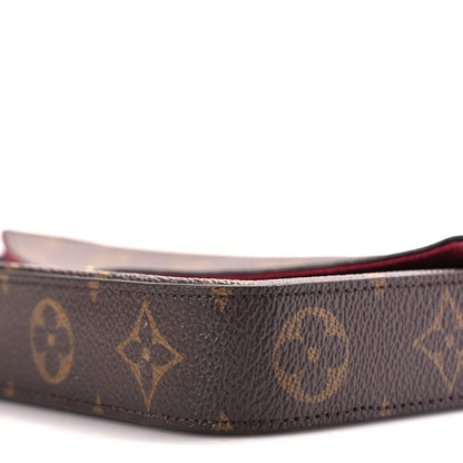 Louis Vuitton Monogram Pochette Felicie Chain Wallet Fuchsia 9 of 9