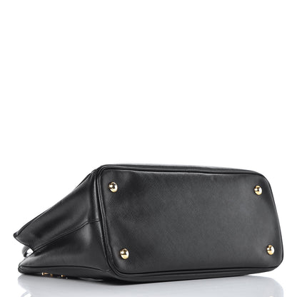 Prada Saffiano Lux Medium Tote Nero Black 4 of 12