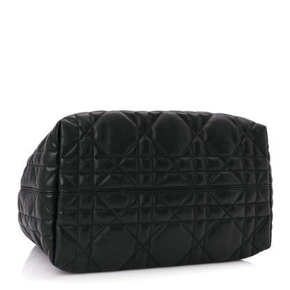 Christian Dior Calfskin Macrocannage Medium Toujours Black 4 of 9