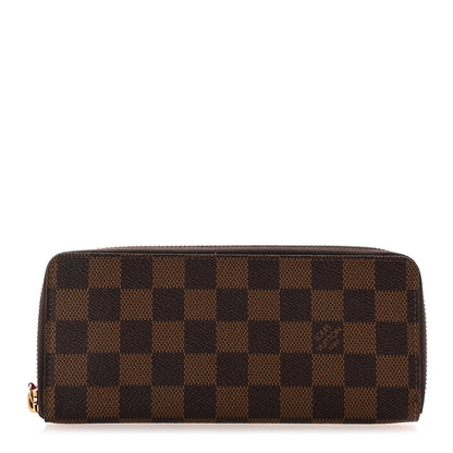 Louis Vuitton Damier Ebene Clemence Wallet Cherry 1 of 6