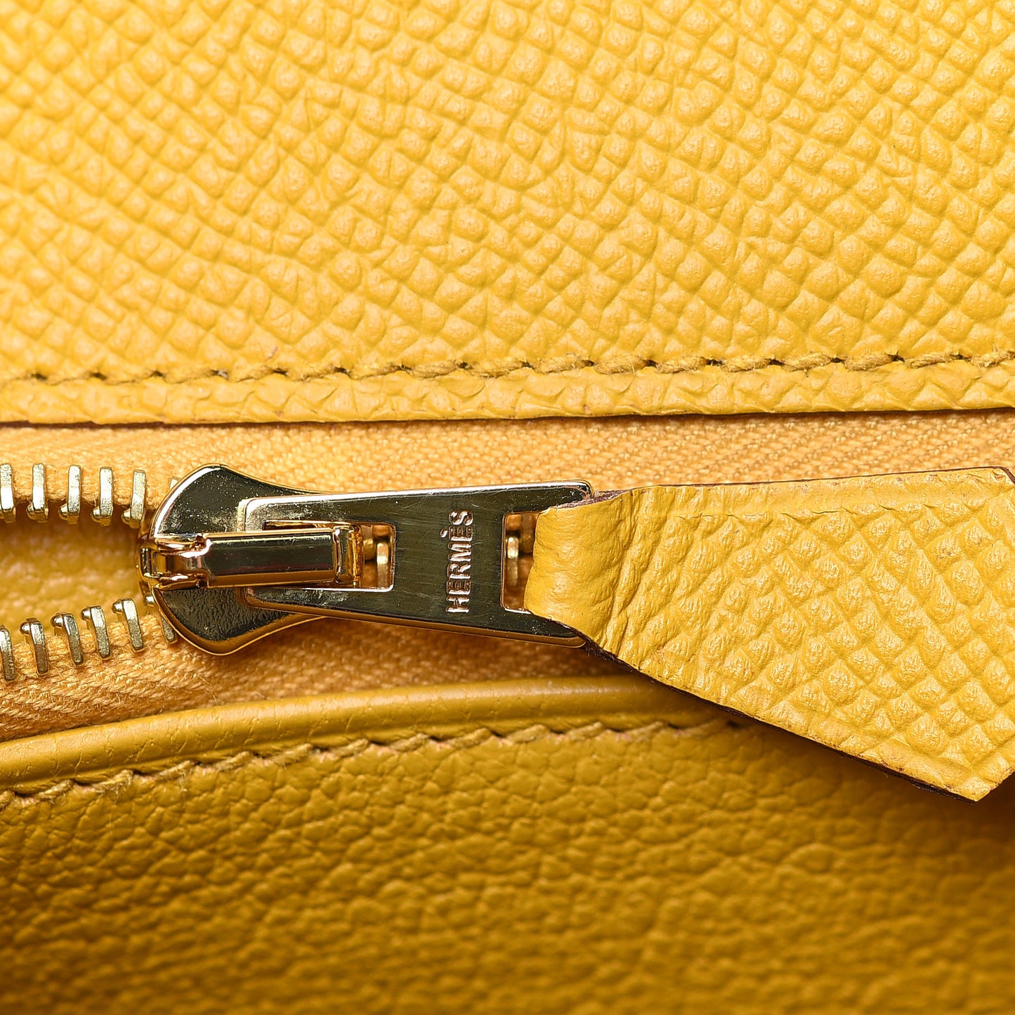 Epsom Horseshoe Kelly Sellier 25 Jaune Ambre Etoupe