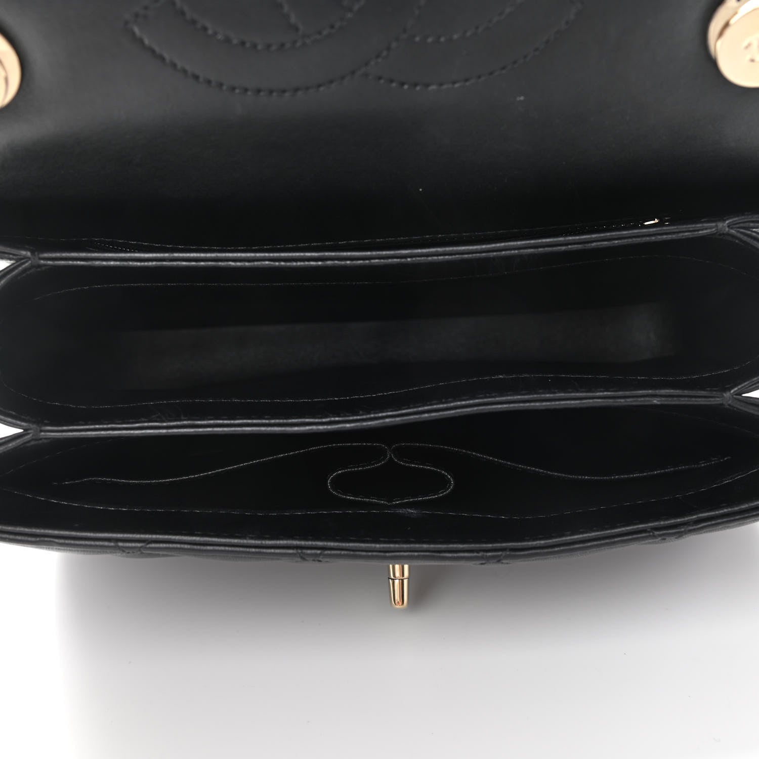 Chanel Lambskin Quilted Small Trendy CC Dual Handle Flap Bag Black 4 of 11