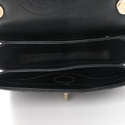 Chanel Lambskin Quilted Small Trendy CC Dual Handle Flap Bag Black 4 of 11