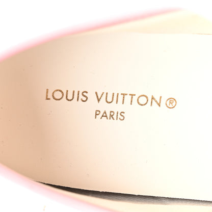 Louis Vuitton Canvas LV Squad Sneakers 38 White Pink 7 of 10