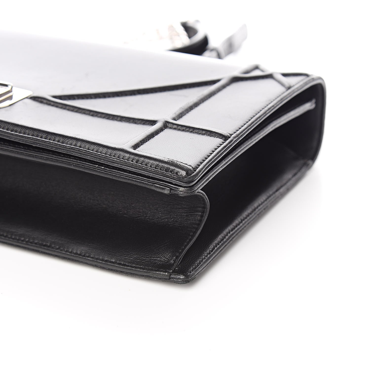 Christian Dior Lambskin Large Diorama Flap Bag Black 12 of 14