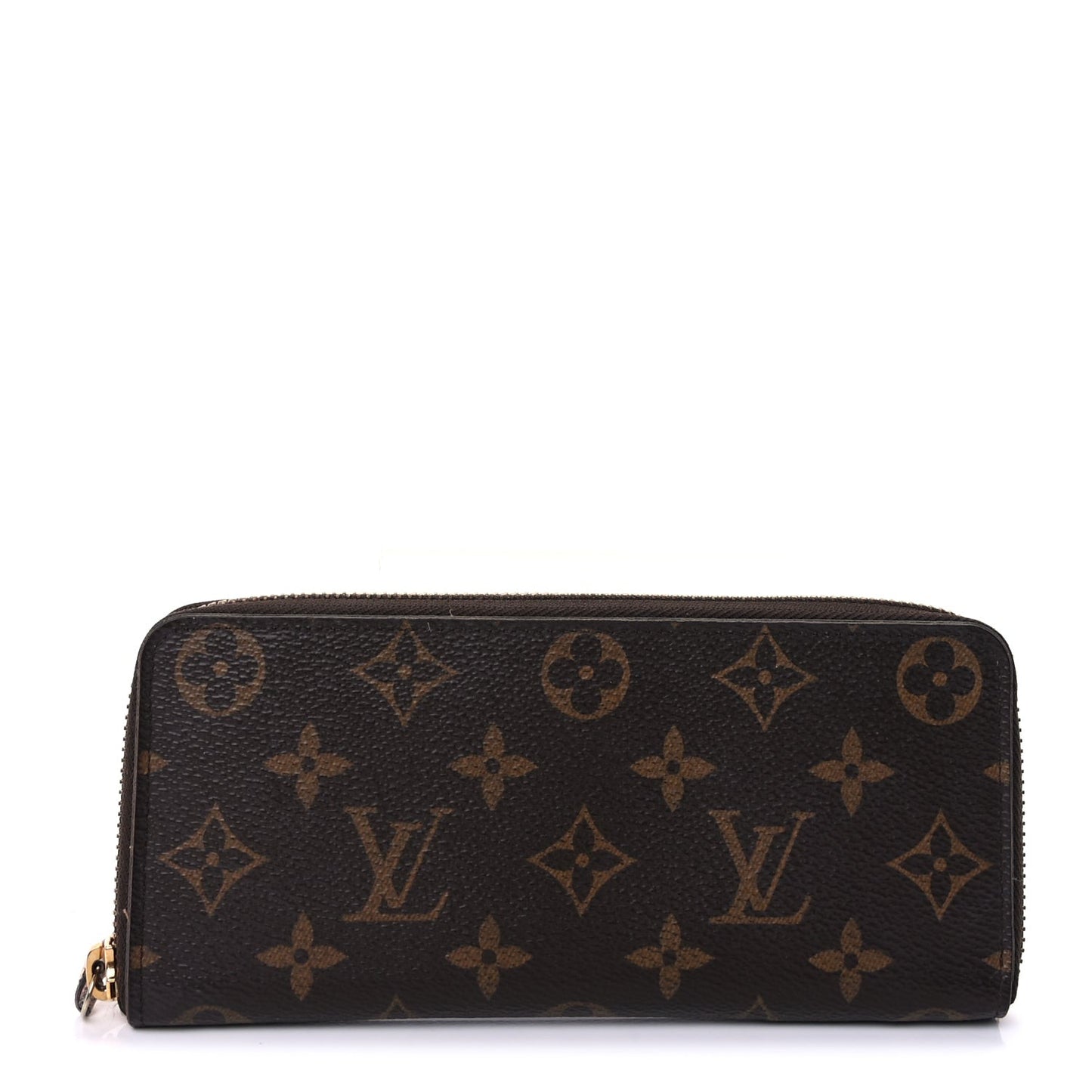 Monogram Clemence Wallet Rose Ballerine