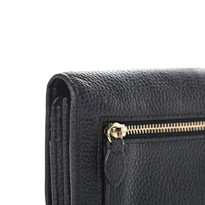 Mulberry Classic Grain Small Tree Continental Wallet Black 7 of 14