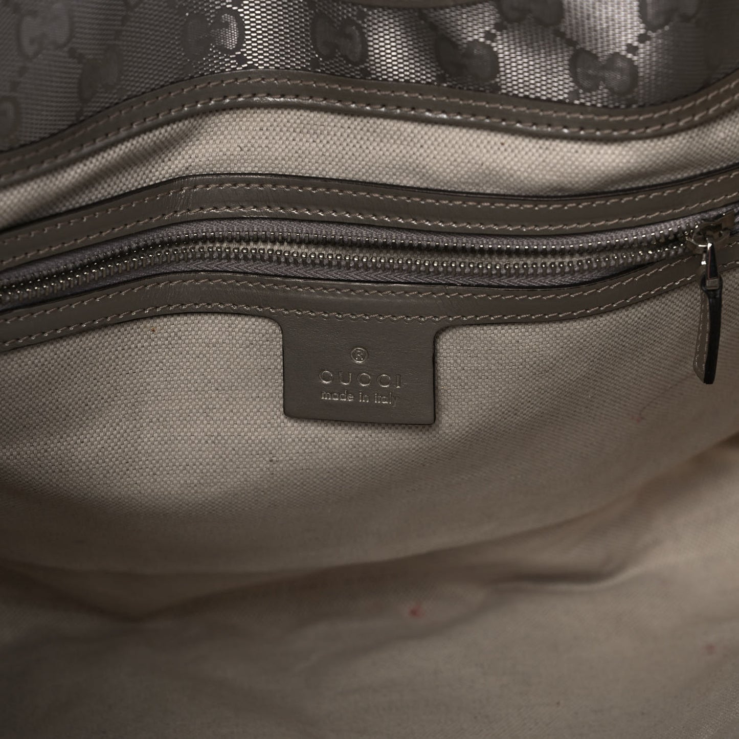 Imprime Monogram Medium Joy Shoulder Bag Silver