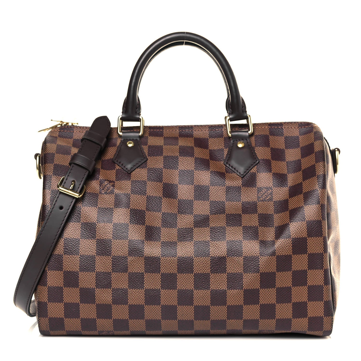 Louis Vuitton Damier Ebene Speedy Bandouliere 30 1 of 11