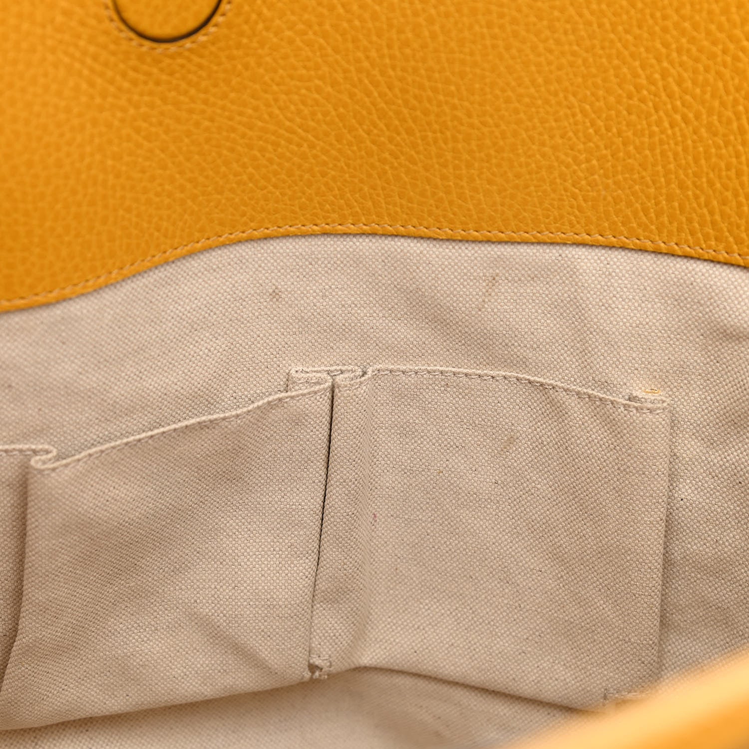 Gucci Dollar Calfskin Medium Swing Tote Yellow 12 of 20